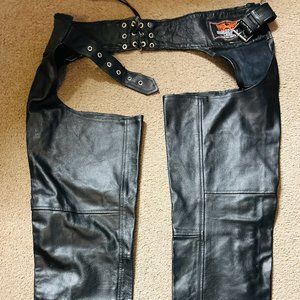 LEATHER LEATHER LEATHER JACKETS, CHAPS, PURSE